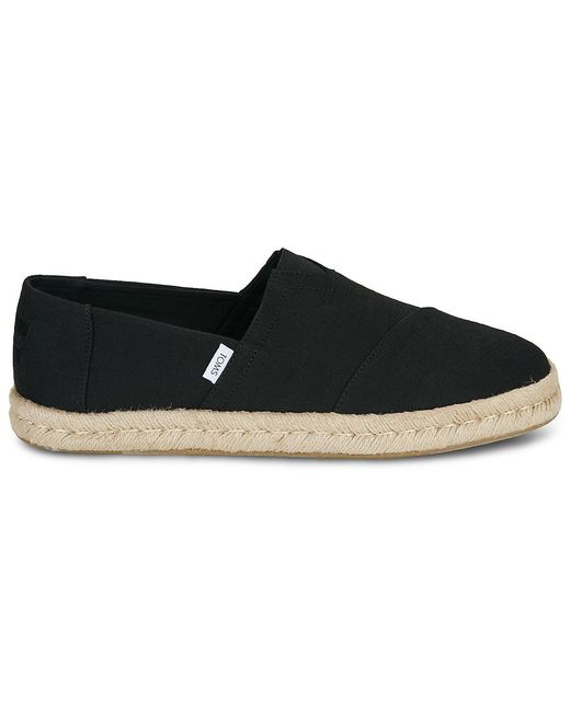 TOMS Black Espadrilles / Casual Shoes Alpargata Rope 2.0 for men