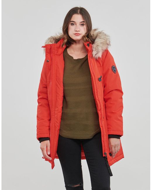 ONLY Red Onliris Fur Winter Parka Cc Otw Parka