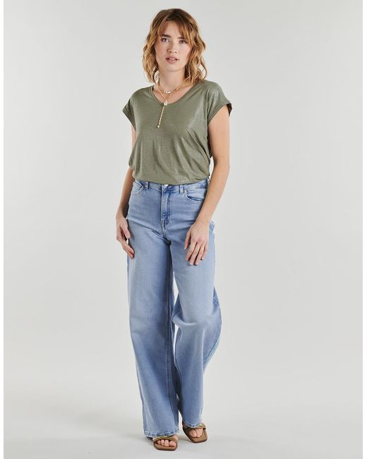 ONLY Blue Flare / Wide Jeans Onlmadison Blush Hw Wide