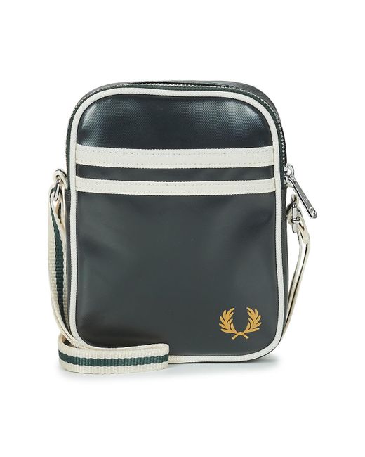 Fred Perry Gray Pouch Classic Small Side Bag for men