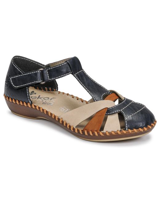 Rieker Blue Sandals