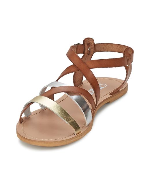So Size Brown Avela Sandals