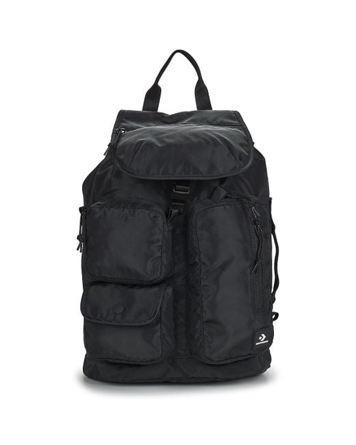 Converse Black Backpack Outdoor Rucksack