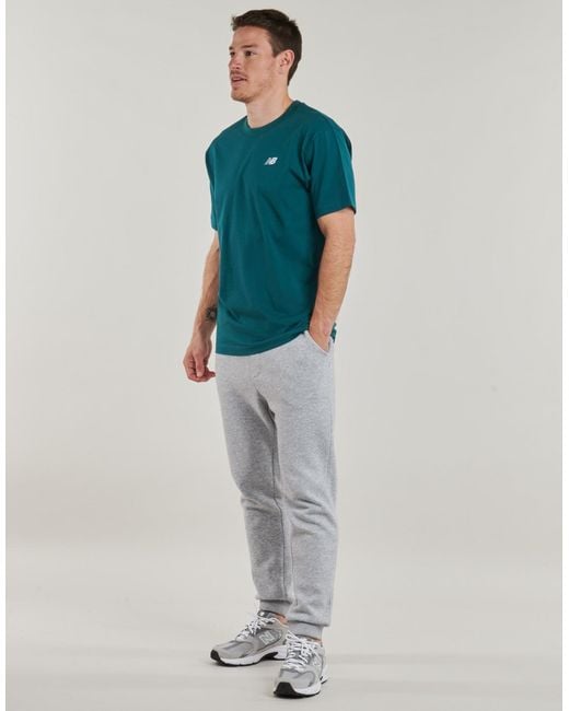 New Balance Blue T Shirt Sport Essentials Cotton T-shirt for men