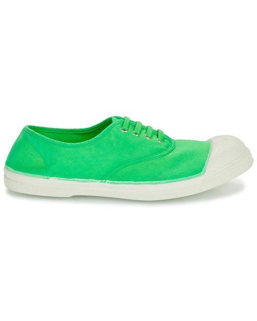 Bensimon Green Shoes (trainers) Tennis Lacets
