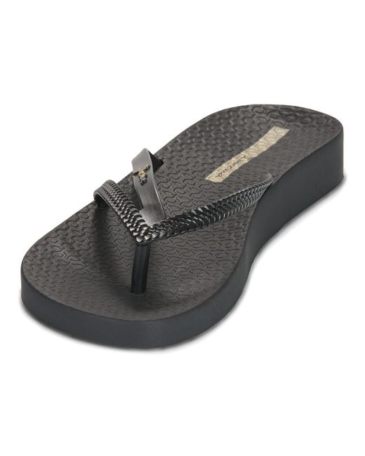Ipanema Black Flip Flops / Sandals (shoes) Bossa Soft Fem V