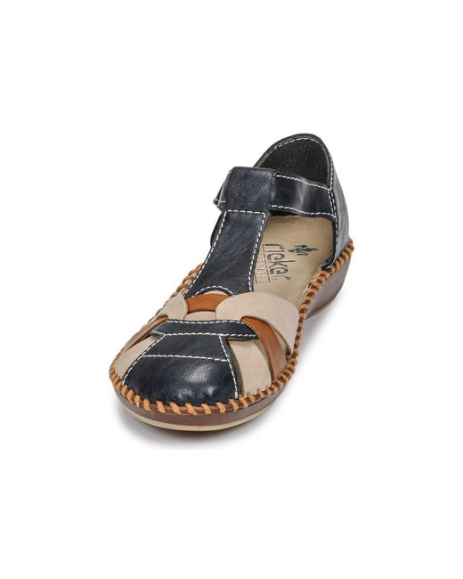 Rieker Blue Sandals