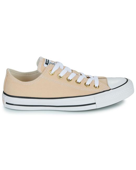 Converse White Shoes (trainers) Chuck Taylor All Star Peached Canvas