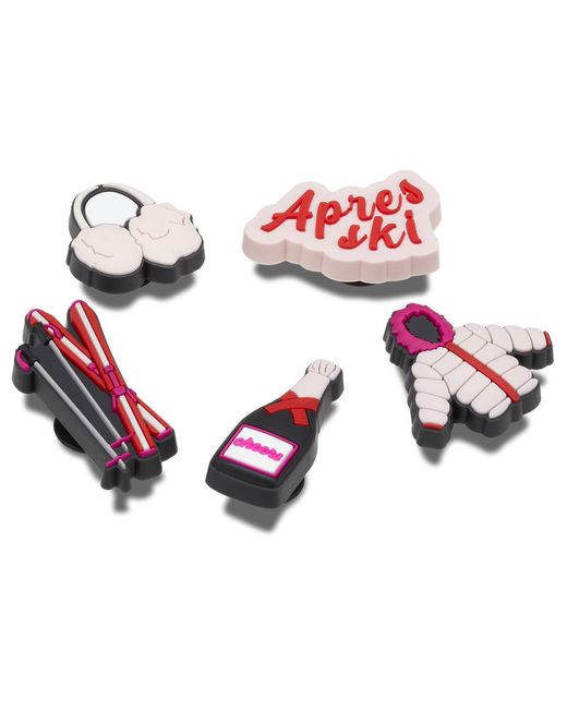 CROCSTM Blue Aftercare Kit Jibbitz Apres Ski Girl 5 Pack