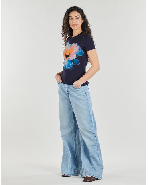 Desigual Blue T Shirt Estocolmo