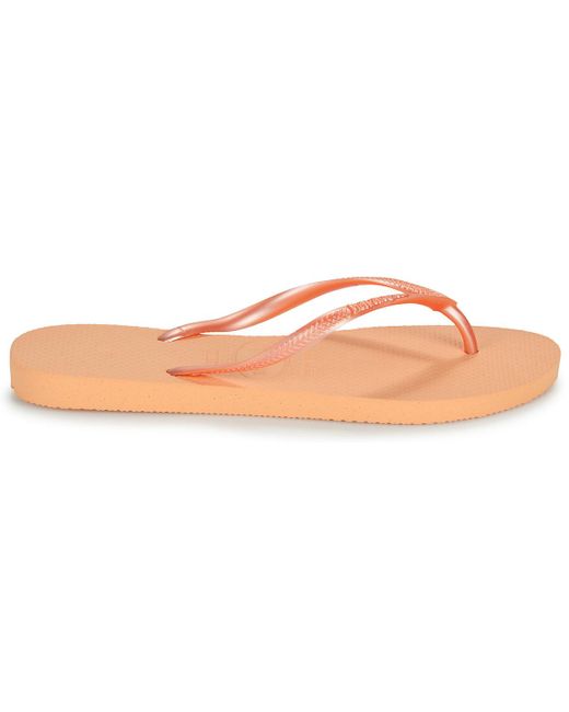 Havaianas Pink Flip Flops / Sandals (shoes) Slim