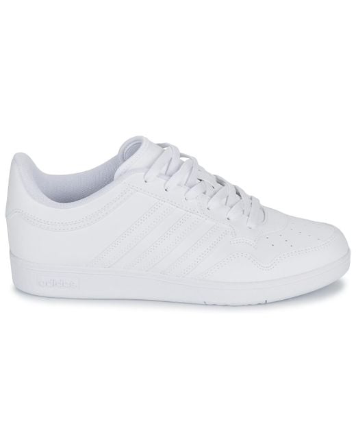 Adidas White Shoes (trainers) Hoops 4.0 for men