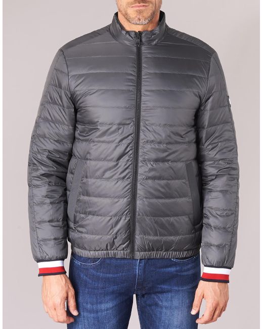 tommy hilfiger reversible nylon down jacket