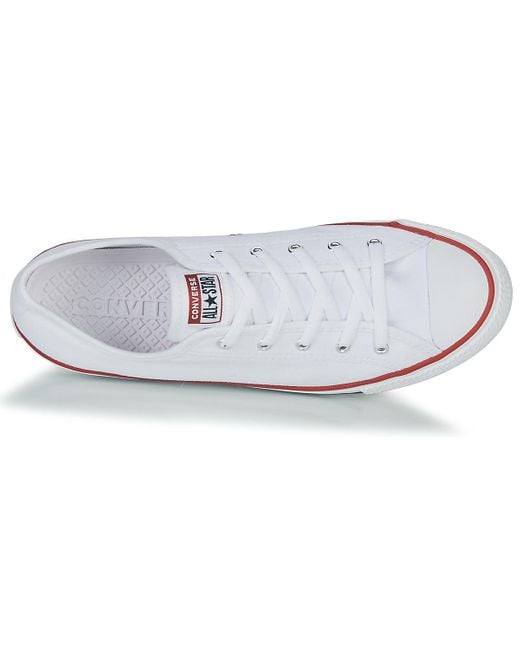 converse dainty perforated trainers