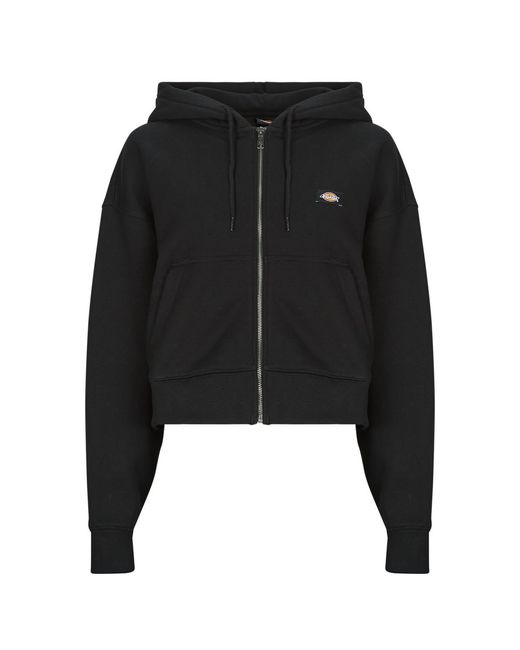 Dickies Black Hoodies Oakport Zip Hoodie