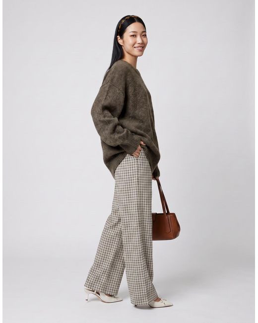 Vila Gray Sweater Vimarley L/s Knit Pullover