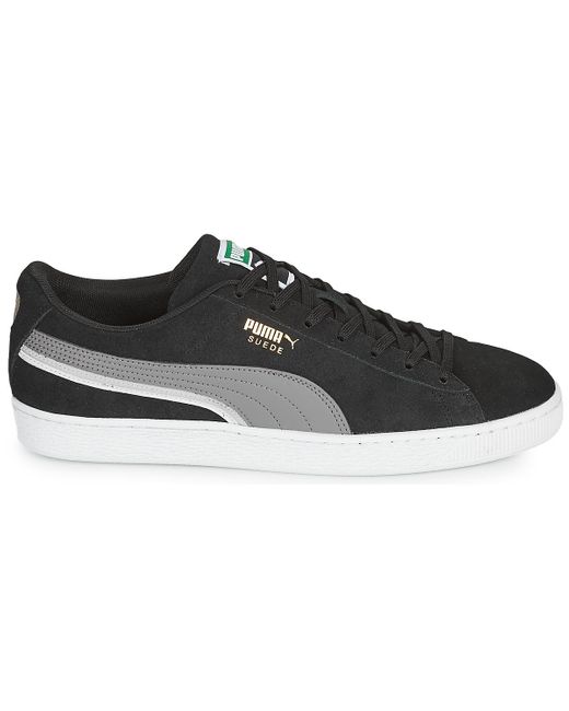 suede pumas black