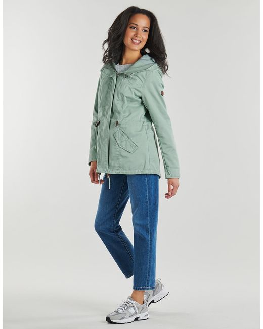 ONLY Green Parka Onllorca