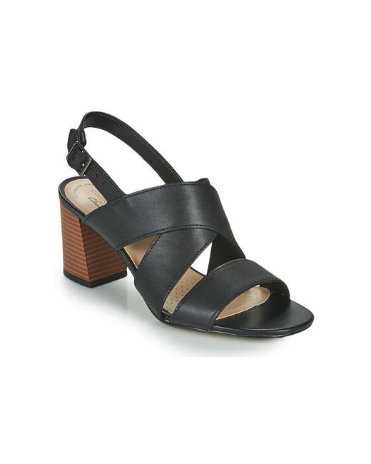 Clarks Black Jocelynne Bao Sandals