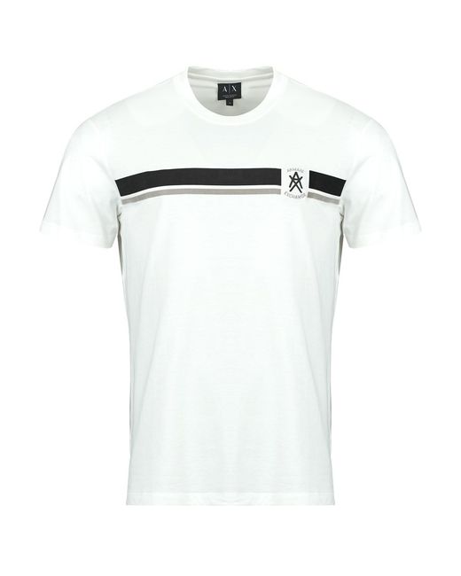 ARMANI EXCHANGE White T Shirt Xm001792 for men