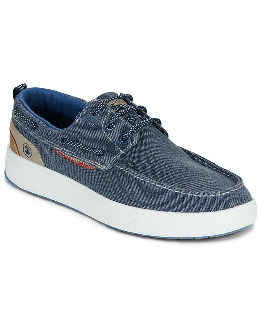 Lumberjack Blue Boat Shoes Marvin for men
