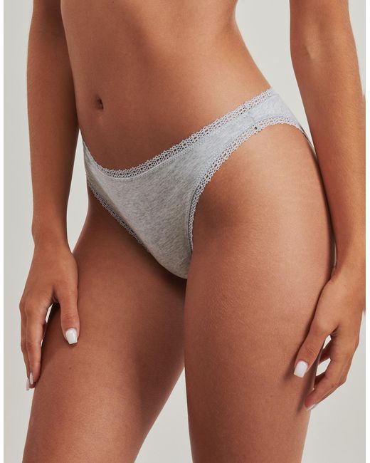 Passionata Gray Knickers/panties Charlotte Brief
