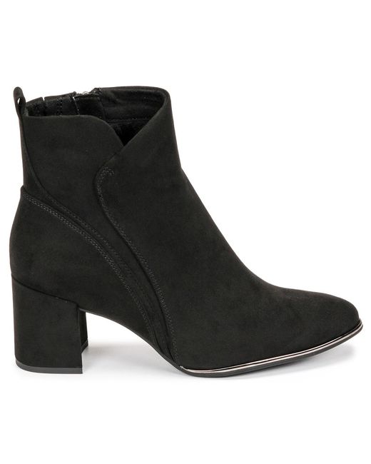 Marco Tozzi Black Arranga Low Ankle Boots