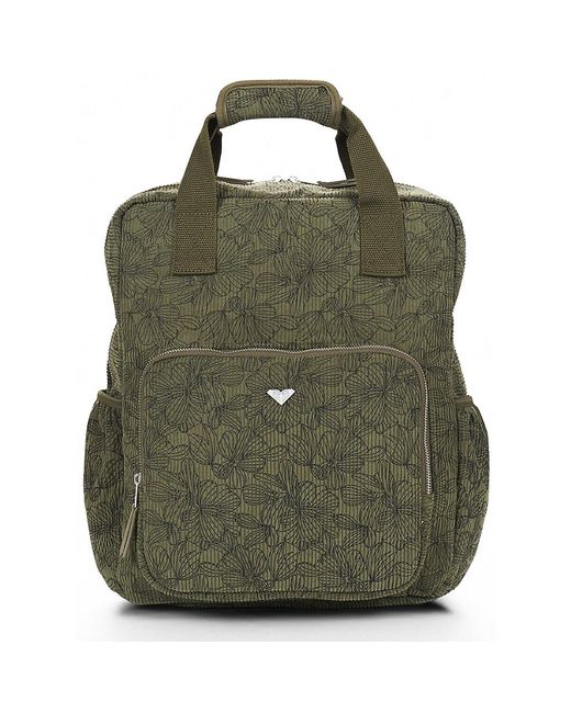 Roxy Green Backpack Wave Whisper Printed Backpack
