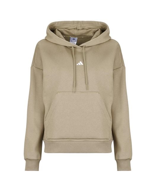 Adidas Natural Sweatshirts Essentials Small Logo Feel Cozy Hoodie