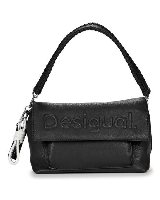 Desigual Black Shoulder Bag Half Logo 24 Venecia