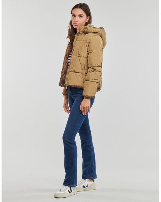 ONLY Natural Duffel Coats Onlcallie Fitted Puffer Jacket Cc Otw