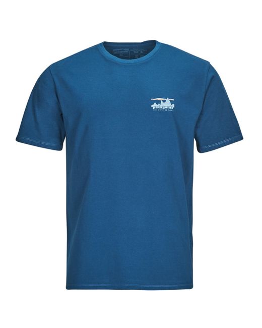 Patagonia Blue T Shirt M's '73 Skyline Organic T-shirt for men
