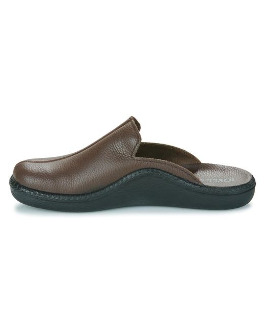 Josef Seibel Brown Flip Flops Monaco 202 G for men