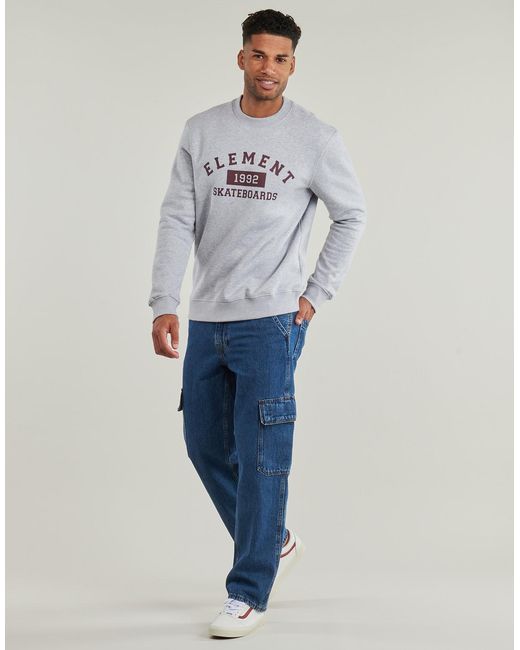 Element Gray Sweatshirts Home Team Cr for men
