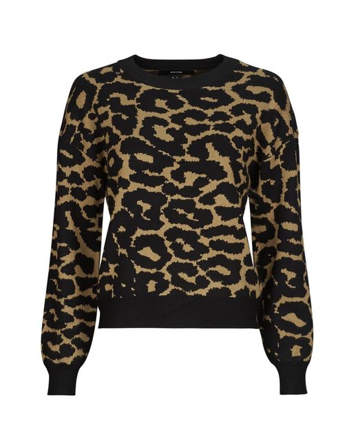 Vero Moda Black Sweater Vmsiljeanimal