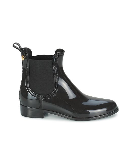 Lemon Jelly Black Comfy Wellington Boots