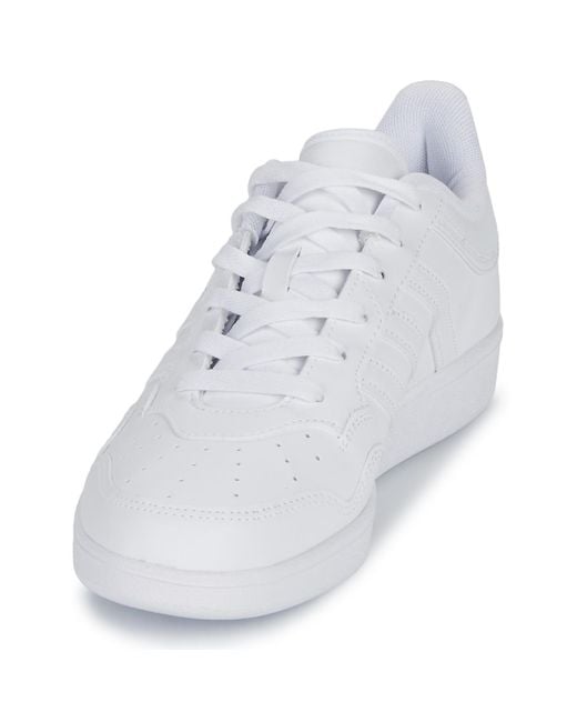 Adidas White Shoes (trainers) Hoops 4.0 for men