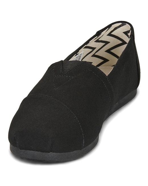 TOMS Black Espadrilles / Casual Shoes Alpargata for men