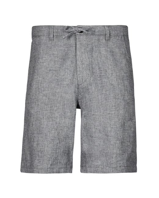 SELECTED Gray Shorts Slhregular-brody Linen Shorts for men