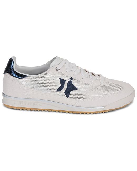 Skechers White Shoes (trainers) Skx 92 Perfectly Shimmered