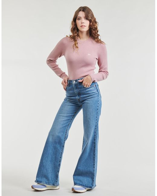 Levi's Purple Sweatshirts Crew Rib Sweater