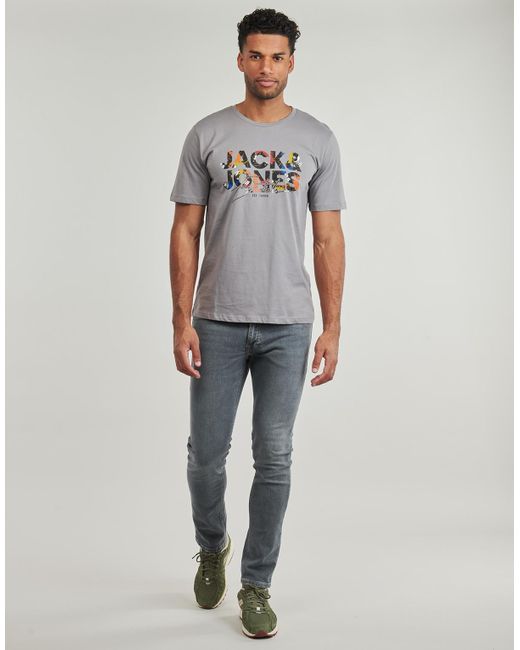 Jack & Jones Blue Skinny Jeans Jjiglenn Jjfelix Am 646 for men
