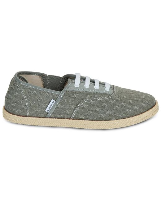 Quiksilver Gray Espadrilles / Casual Shoes Espadrilled Up for men