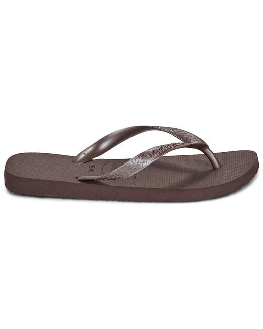Havaianas Brown Flip Flops / Sandals (shoes) Top Tiras