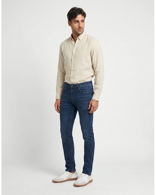 Jack & Jones Blue Jjiglenn Skinny Jeans for men