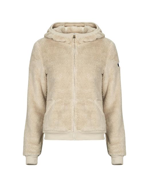 Only Play Natural Fleece Jacket Onpfluffy Hood Fz