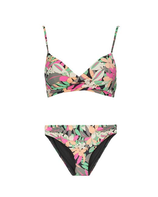 Roxy Multicolor Bikinis Pt Beach Classics Wrap Set