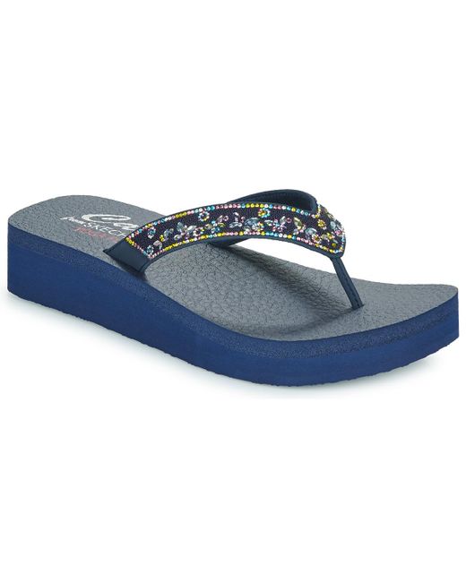 Skechers Blue Flip Flops / Sandals (shoes) Vinyasa