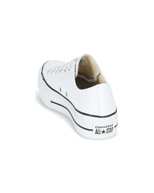 converse chuck taylor all star lift clean ox core canvas