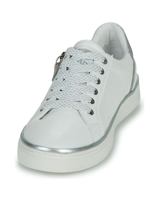 Mustang Blue Shoes (trainers) 26m0032006-white